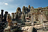 Angkor Thom - Bayon temple, east gopura of the third enclosure 